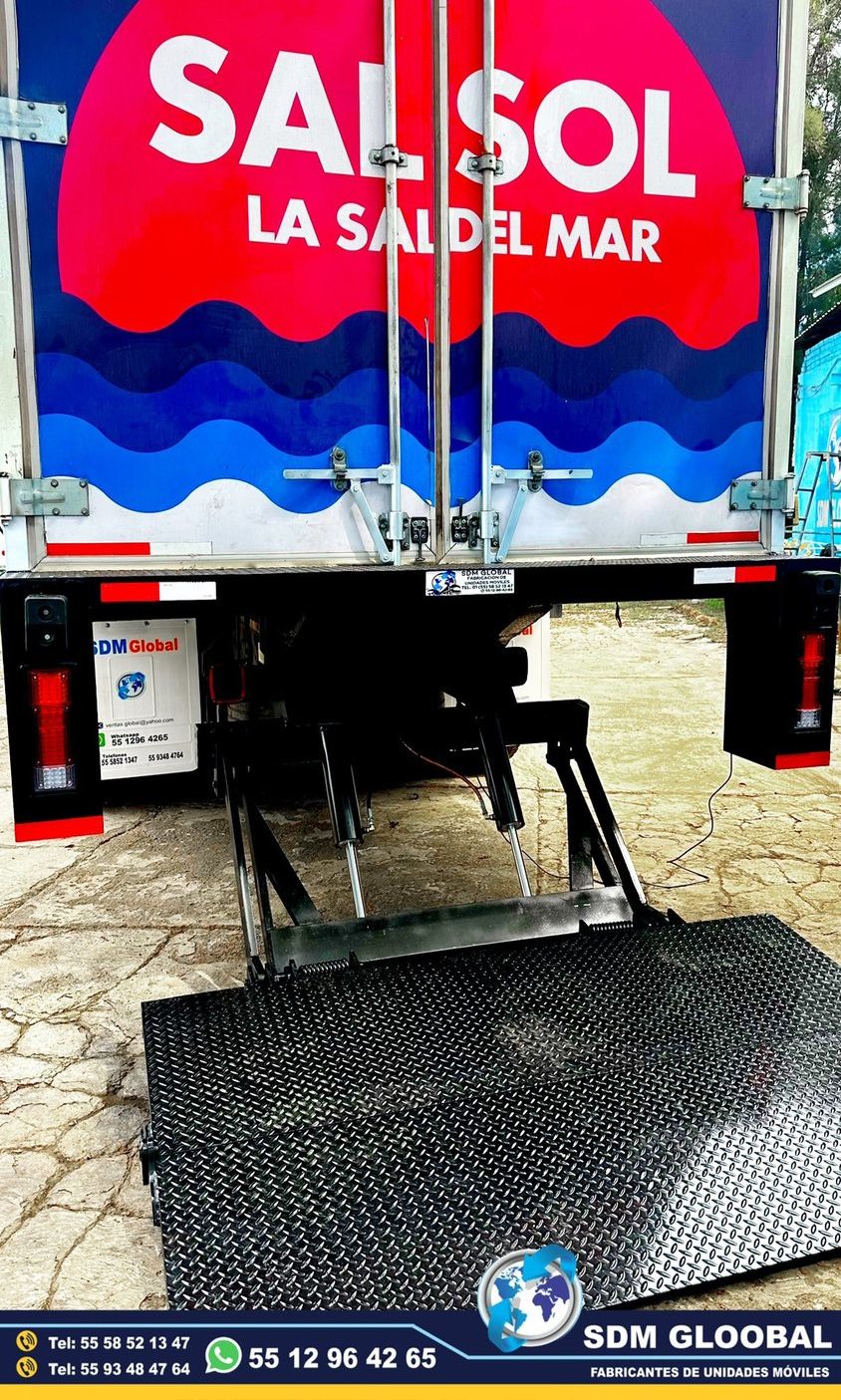 Fabricantes de Rampas Hidraulicas para camioneta y camion de carga<br>