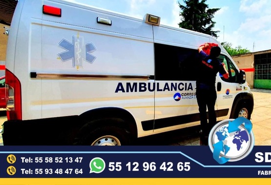 En Sdm Global Mexico Fabricacion conversion equipamiento y venta de Ambulancias de traslado en Mexico, somos fabricantes directos en Mexico. Sdm Global Mexico empresa 100% especializada en la venta fabricación conversión equipamiento de diferentes tipos de ambulancias de traslado y vehículos de emergencia, ofreciendo soluciones personalizadas para diversas necesidades en el mercado nacional.Dedicados a la fabricación de ambulancias y patrullas, ofreciendo servicios relacionados con la seguridad y emergencias, venta de unidades médicas móviles y ambulancias, además de carrocerías industriales,Somos un fabricante mexicano con más de 15 años de experiencia, especializado en la fabricación y comercialización de ambulancias y vehículos de rescate, con un enfoque en la alta calidad y el cumplimiento de normativas mexicanas.Diseñamos y equipamos ambulancias con la tecnología y los materiales necesarios para asegurar funcionalidad y seguridad, cumpliendo con las normativas mexicanas.En Sdm Global Mexico nos dedicamos a la Fabricacion conversion equipamiento y venta de Unidades Moviles Medicas Especiales en Mexico somos fabricantes directos en Mexico.
