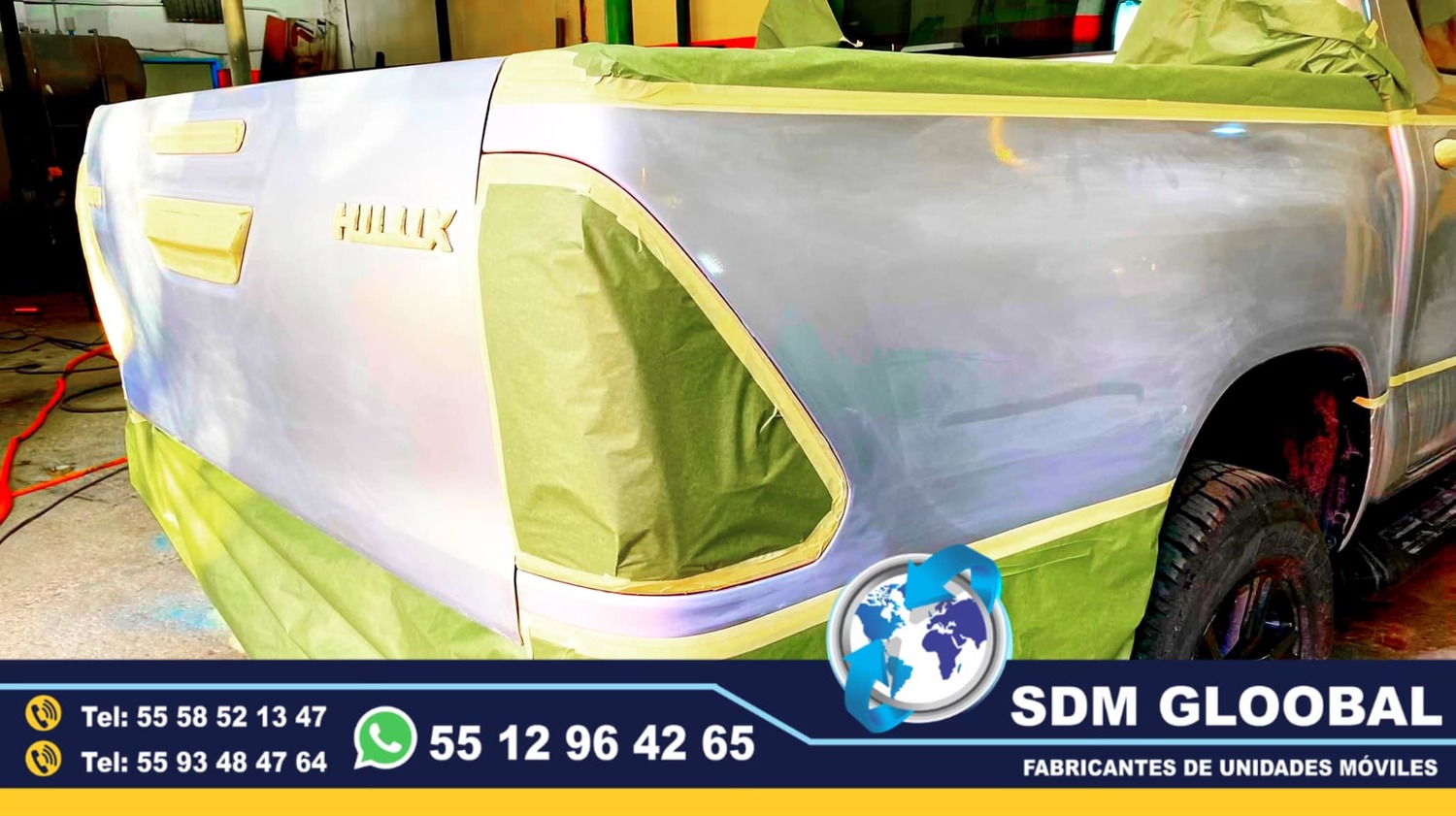 Pintura de Moto Patrullas pick up. sedan de Rescate Salvamento<br>