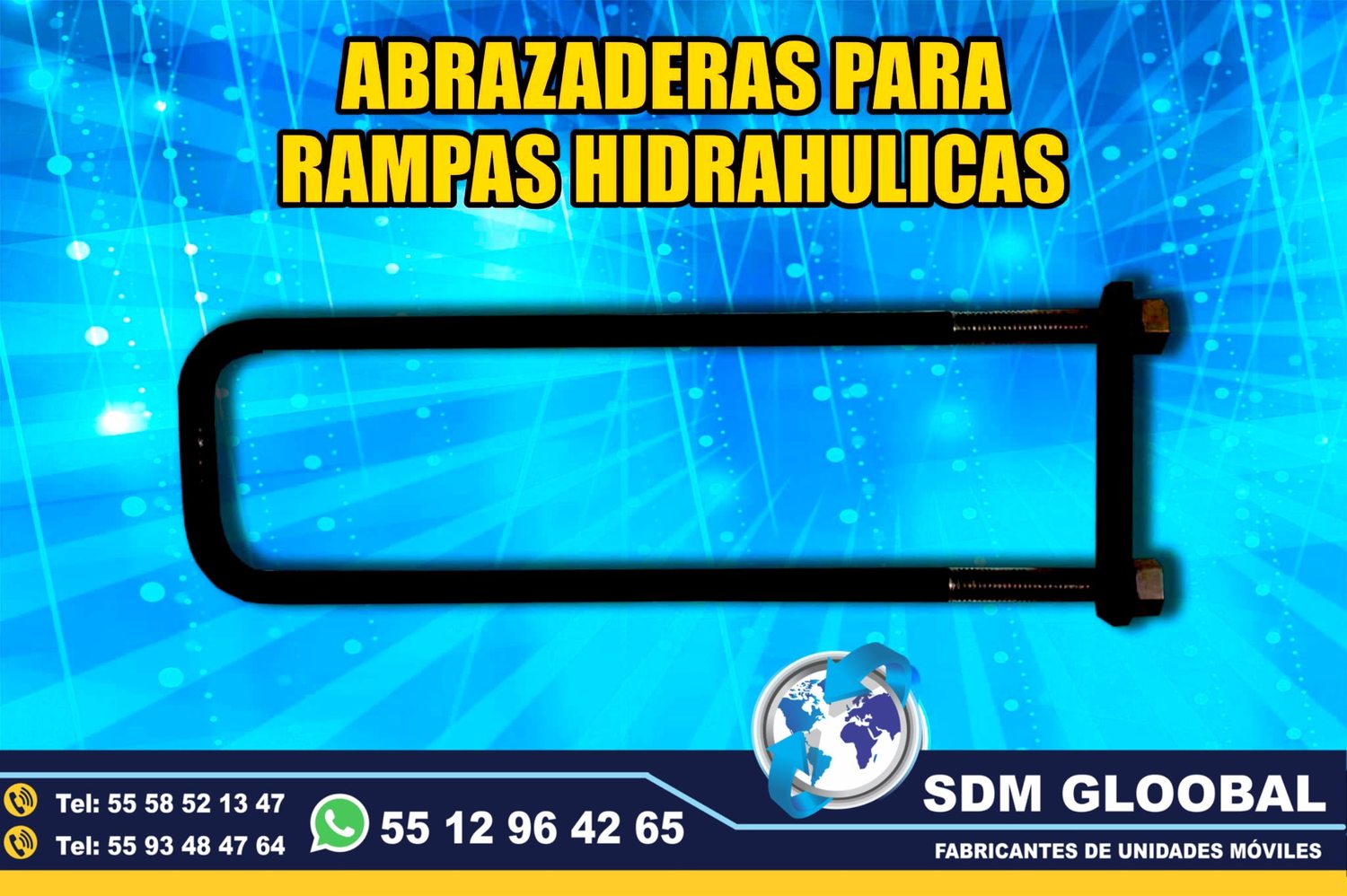 Venta de Abrazaderas para compactadores Rampas Hidraulicas de carga y descarga  <br>