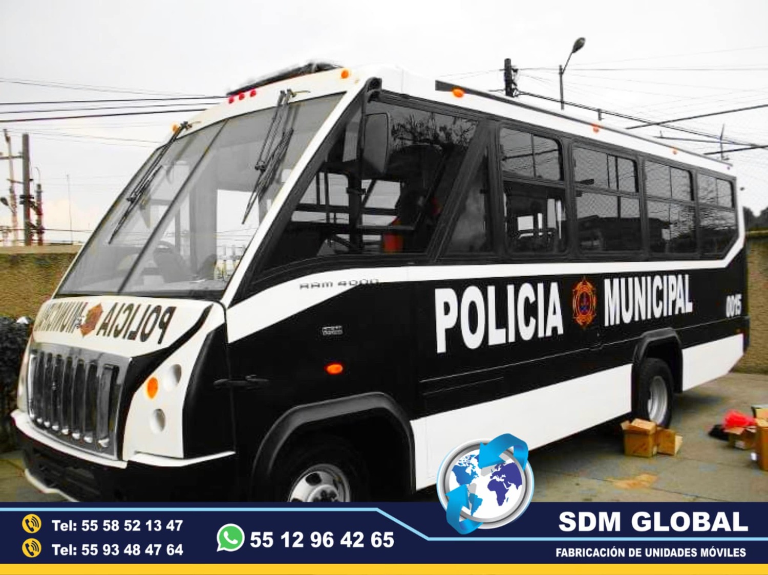 Fabricacion unidad para traslado de personal de seguridad publica<br>