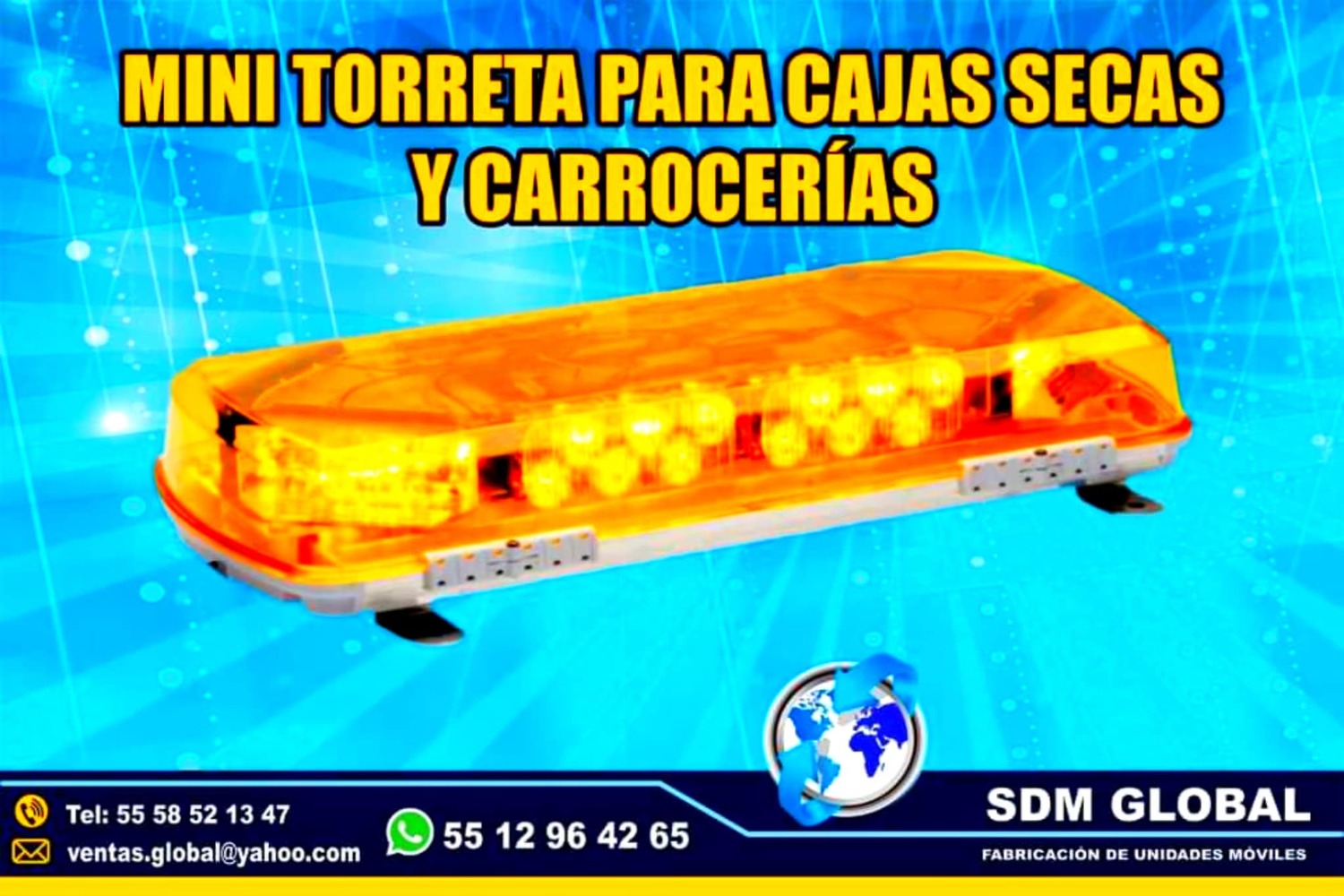 Venta de Torretas, Minitorretas, luces auxiliares color ambar Federal para patrullas equipo visual acustico<br>