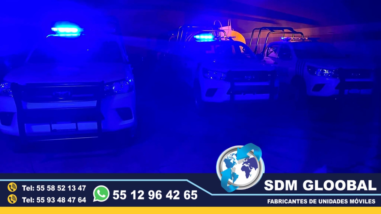 Instalacion de equipo, luces y comunicacion para patrullas pick up seda motopatrullas comando<br>