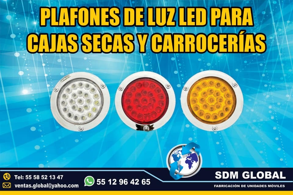 Vente de Plafones de Led para compactadores Rampas Hidrahulicas  <br>