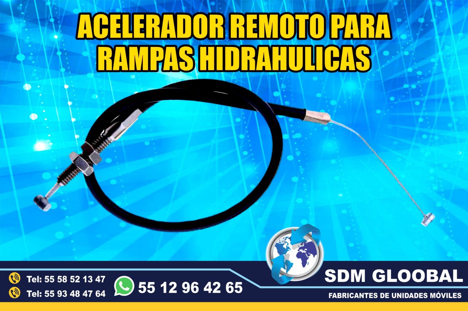 Venta de Acelarador remoto Rampas Hidraulicas de carga y decarga  <br>