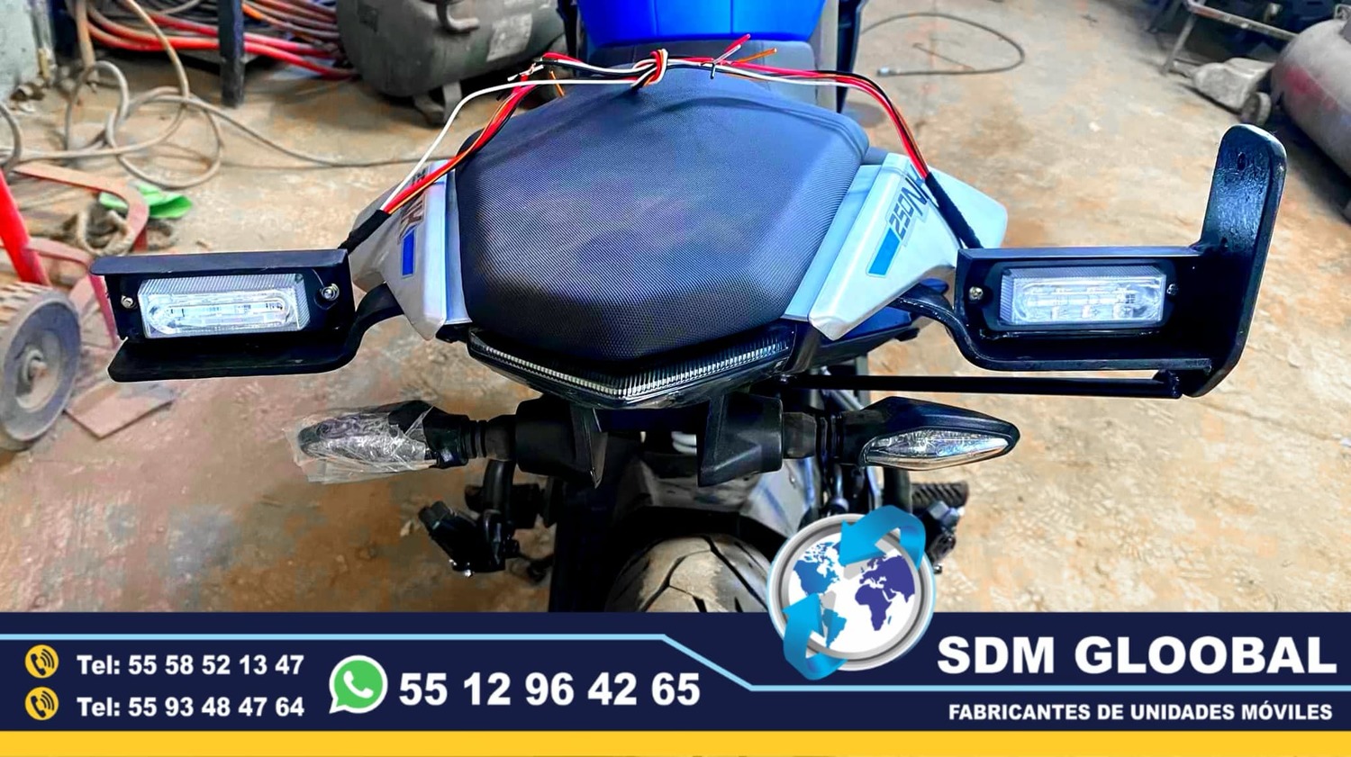 Equipo Venta Fabricacion Conversion y Equipamiento de MotoPatrullas cuatrimotos bicicletas<br>