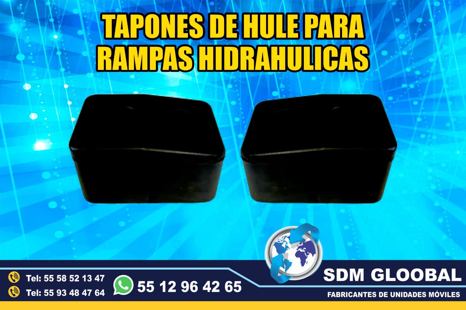 Venta de Tacones o topes para Rampas Hidraulicas de carga  <br>