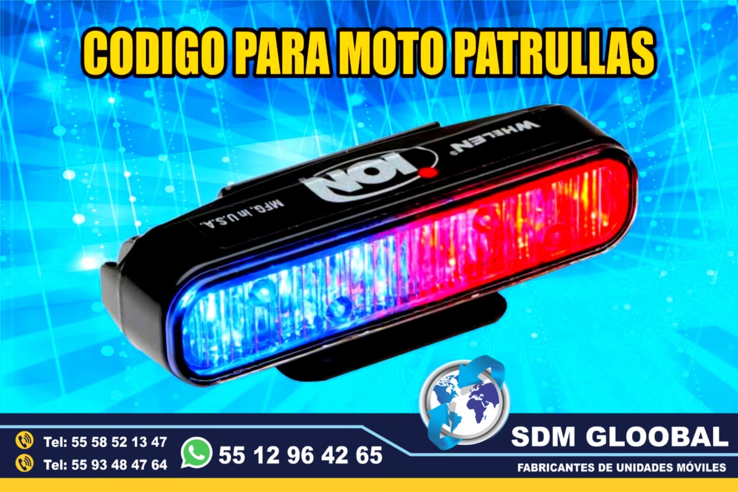 Venta de Torretas, Minitorretas, luces auxiliares color ambar Federal para patrullas equipo visual acustico<br>