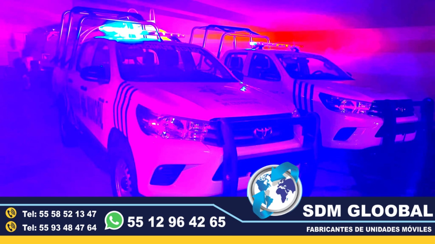 Instalacion de equipo, luces y comunicacion para patrullas pick up seda motopatrullas comando<br>
