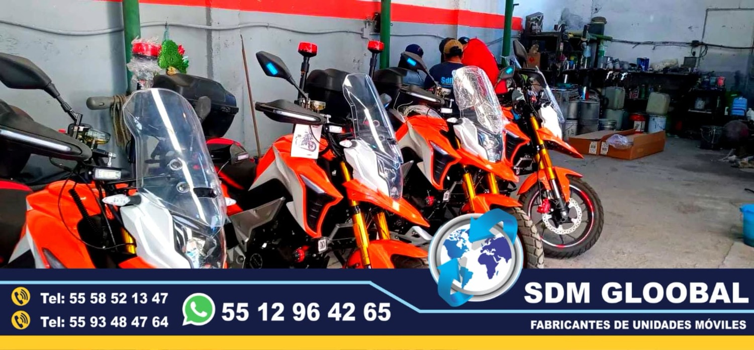 Equipo  Venta Fabricacion Conversion y Equipamiento de MotoPatrullas cuatrimotos bicicletas<br>