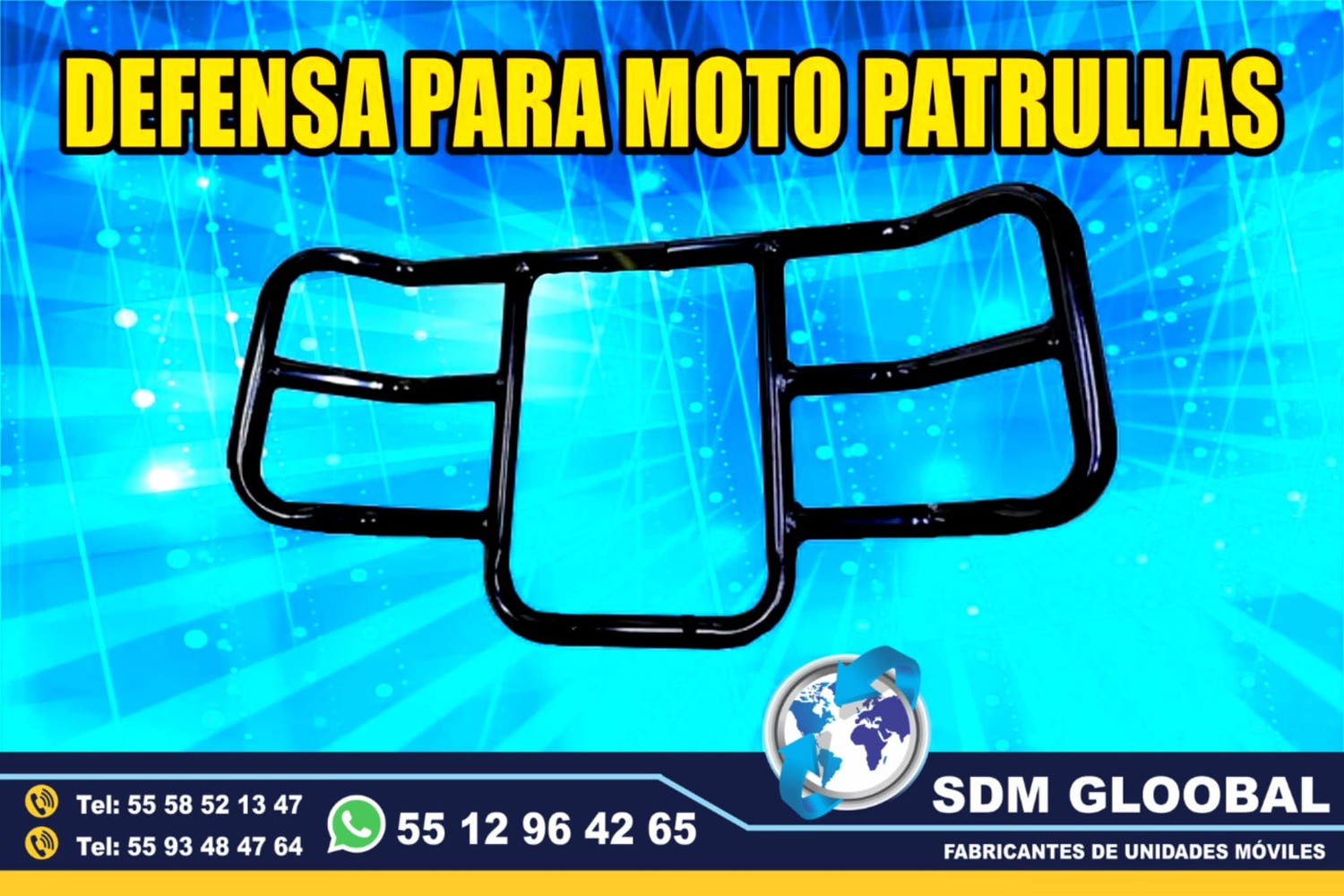 Fabricacion y venta de Tumbaburros burrera para Motopatrullas<br>