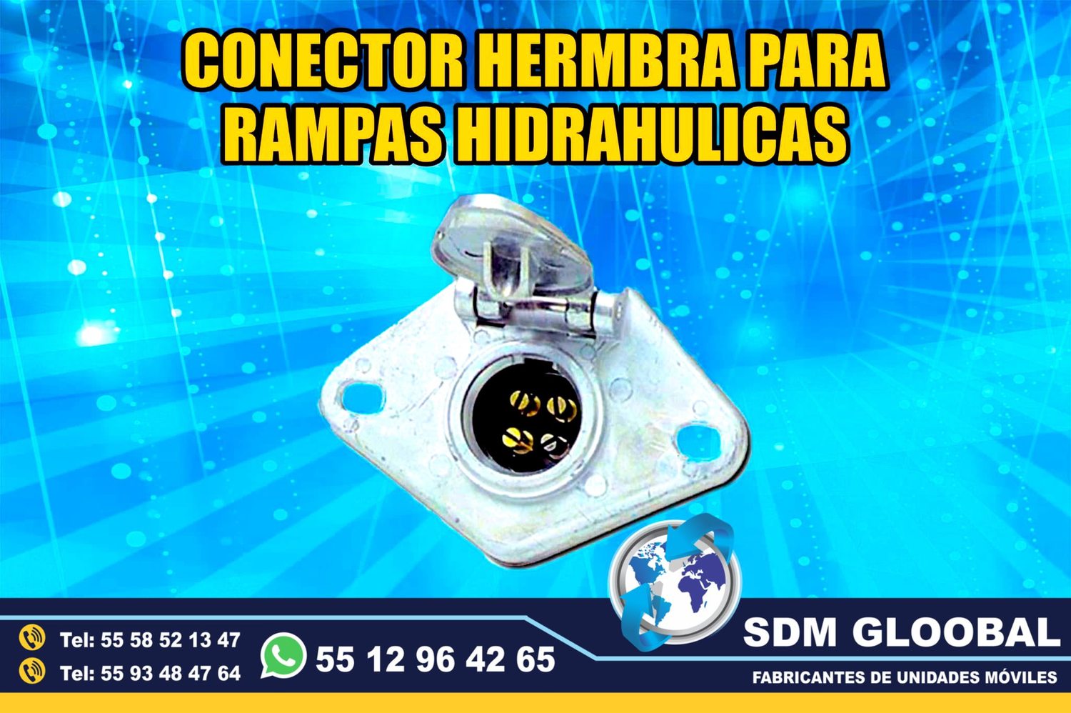 Venta de Conector hembra Rampas Hidraulicas de carga y descarga  <br>