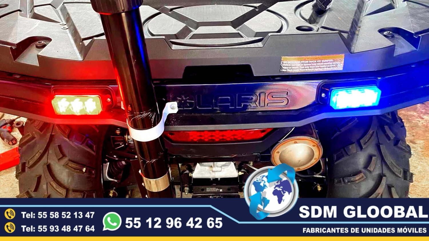 Equipo Venta Fabricacion Conversion y Equipamiento de MotoPatrullas cuatrimotos bicicletas<br>