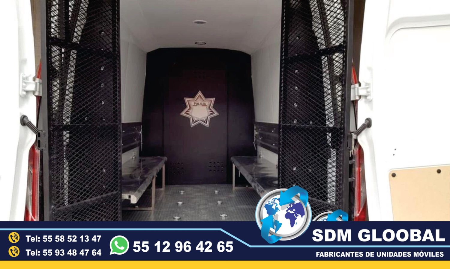 Fabricacion de unidad movil para tralasdo de delincuentes o reos.<br>