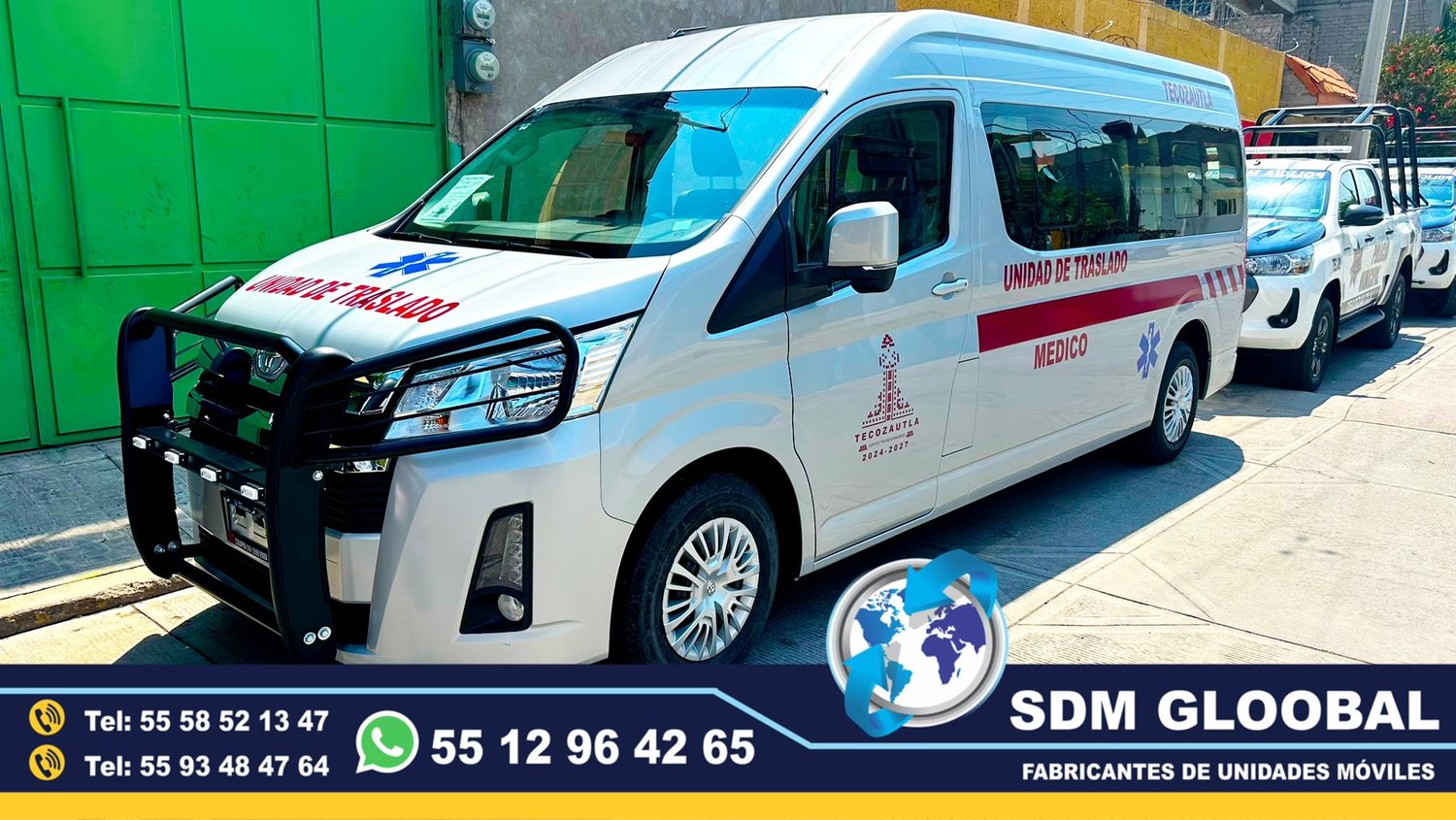 Venta de Ambulancias de Traslado de Tipo 1 y Tipo 2 en Mexico.<br>