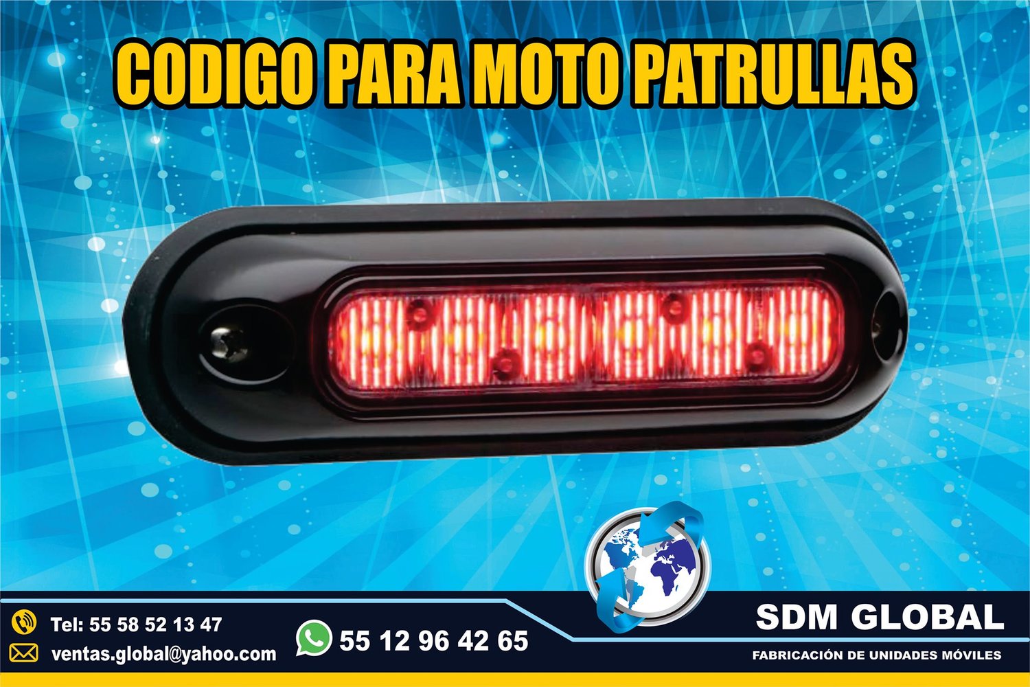 Venta de Luces Perimetrales para Ambulancias de Traslado Tipo I, II  <br>