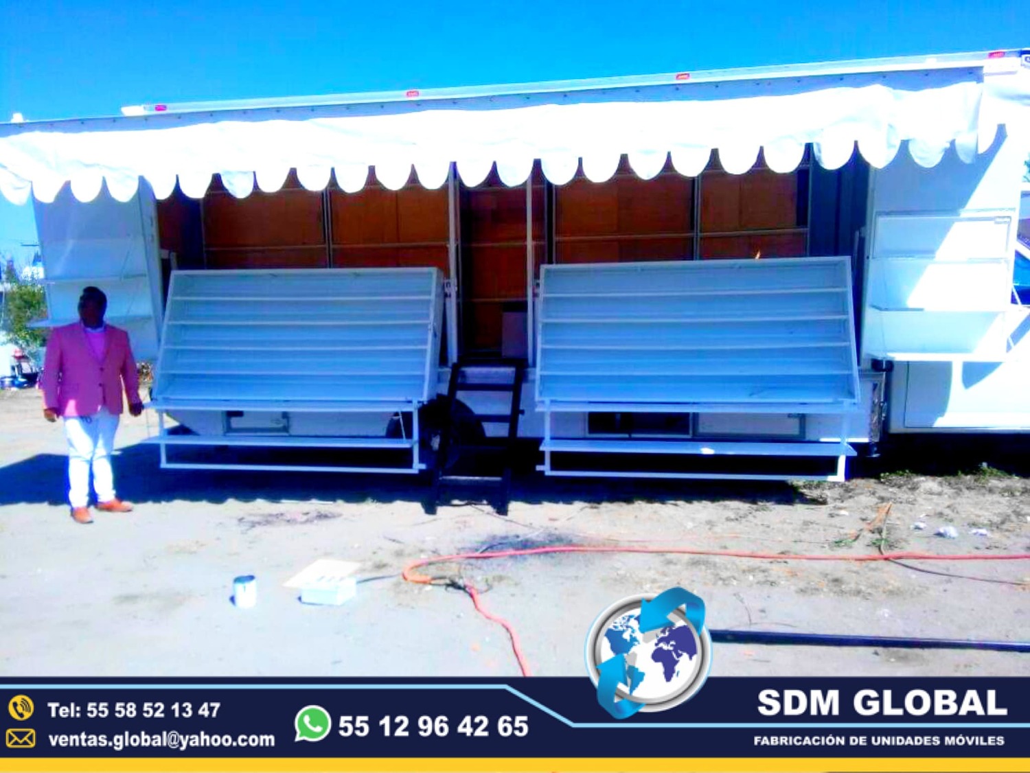 Fabricacion de Unidad Movil Especial para promocion de productos en Mexico<br>