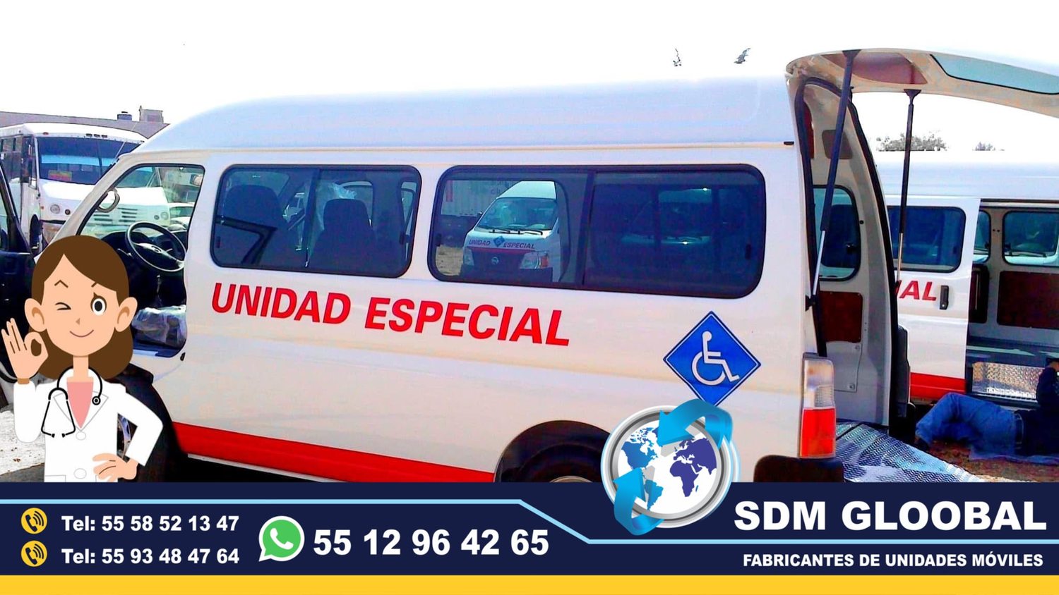 Venta de Ambulancias de Traslado de Tipo 1 y Tipo 2 en Mexico.<br>