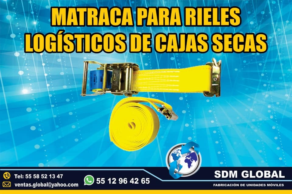 Matraca para carrocerias y cajas secas plataformas remolques<br>