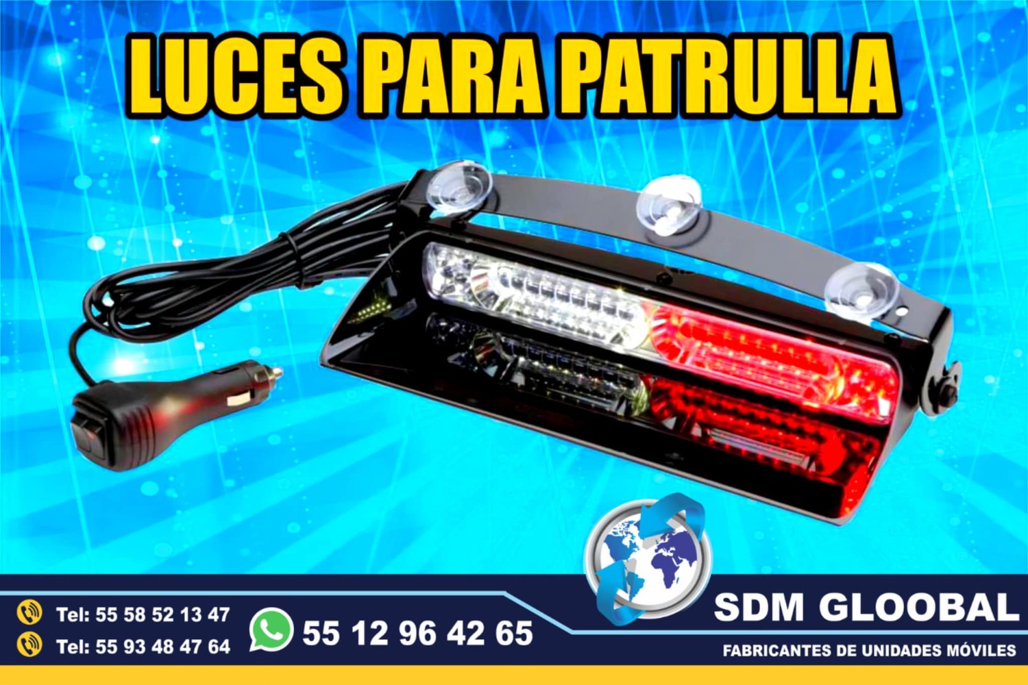 Venta de Torretas, Minitorretas, luces auxiliares color ambar Federal para patrullas equipo visual acustico<br>