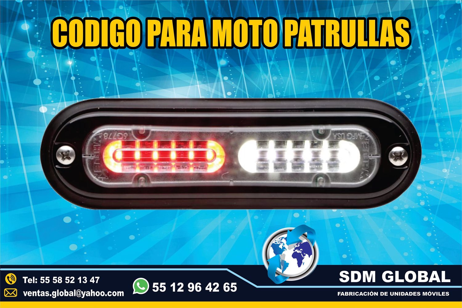 Venta de Luces Perimetrales para Ambulancias de Traslado Tipo I, II  <br>