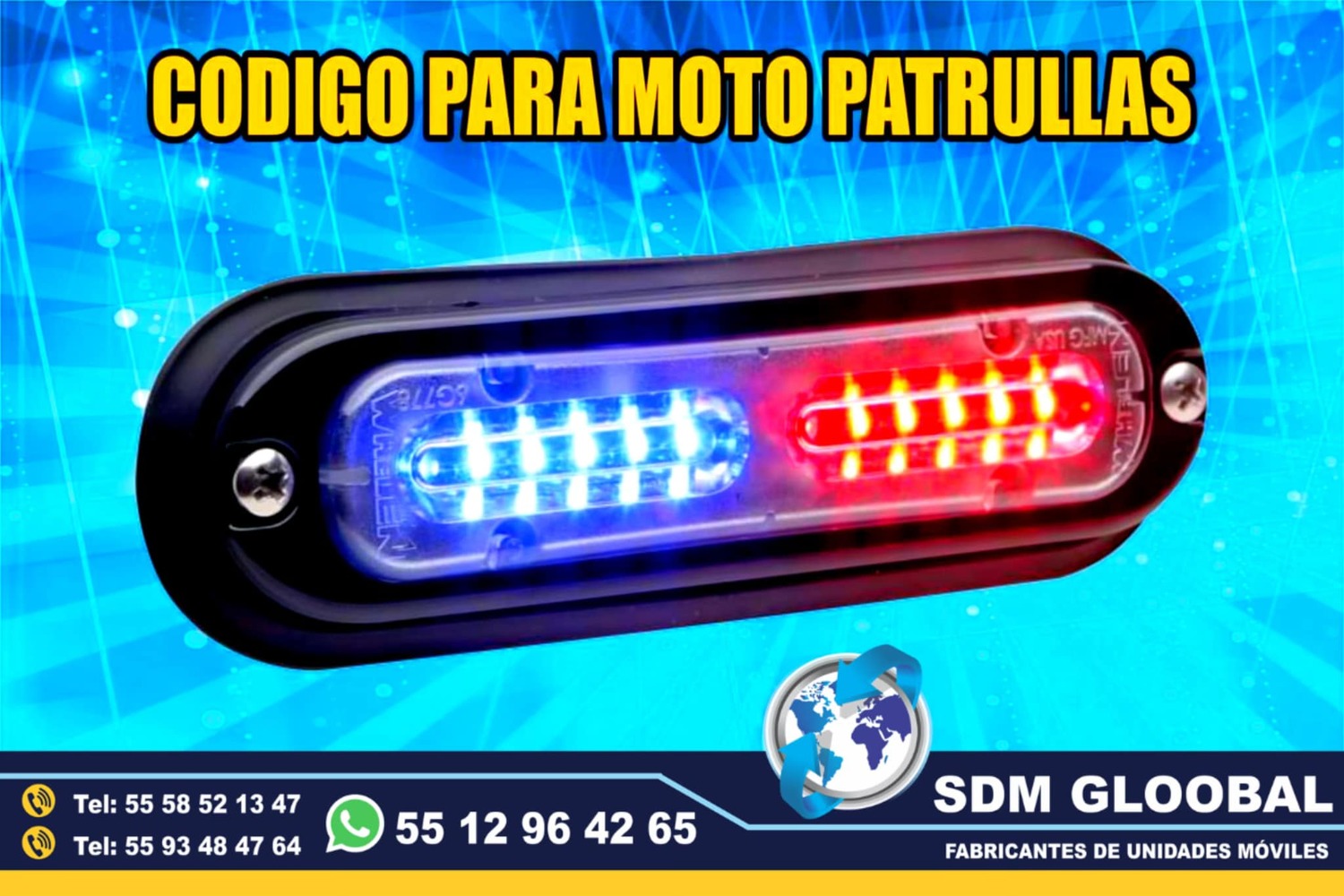 Venta de Torretas, Minitorretas, luces auxiliares color ambar Federal para patrullas equipo visual acustico<br>