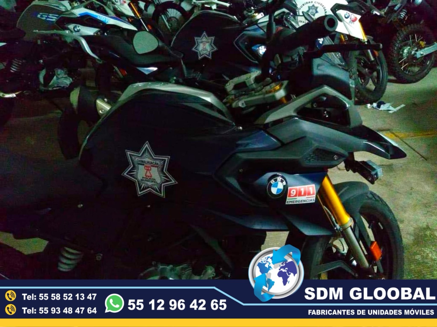 Equipo Venta Fabricacion Conversion y Equipamiento de MotoPatrullas cuatrimotos bicicletas<br>
