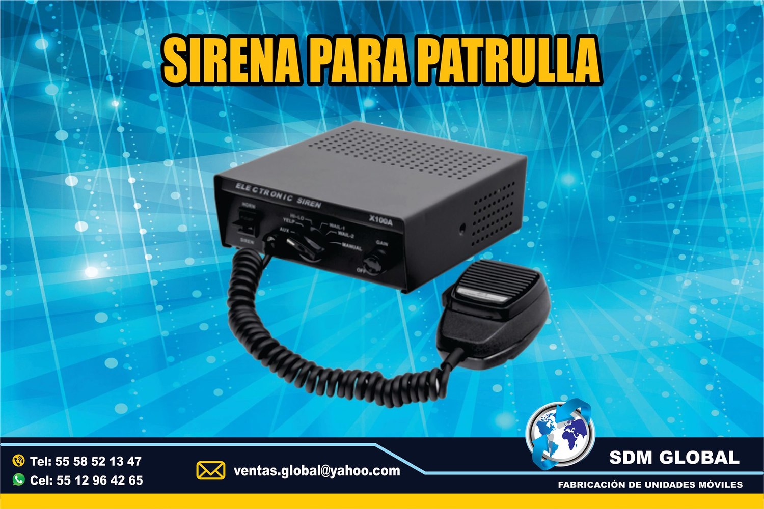 VENTA DE Sirena y equipo para ambulancias MARCA Epcom System<br>