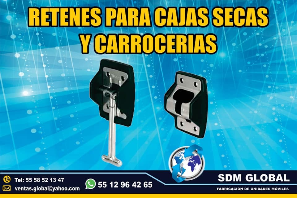 Retenes para carrocerias y cajas secas plataformas remolques  <br>