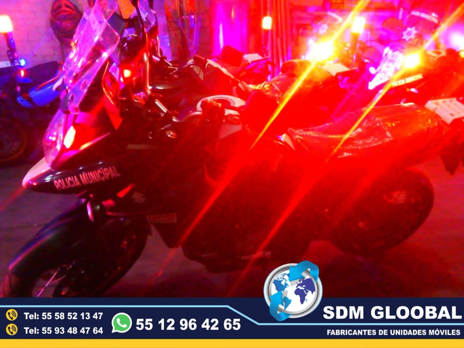 Equipo Venta Fabricacion Conversion y Equipamiento de MotoPatrullas cuatrimotos bicicletas<br>