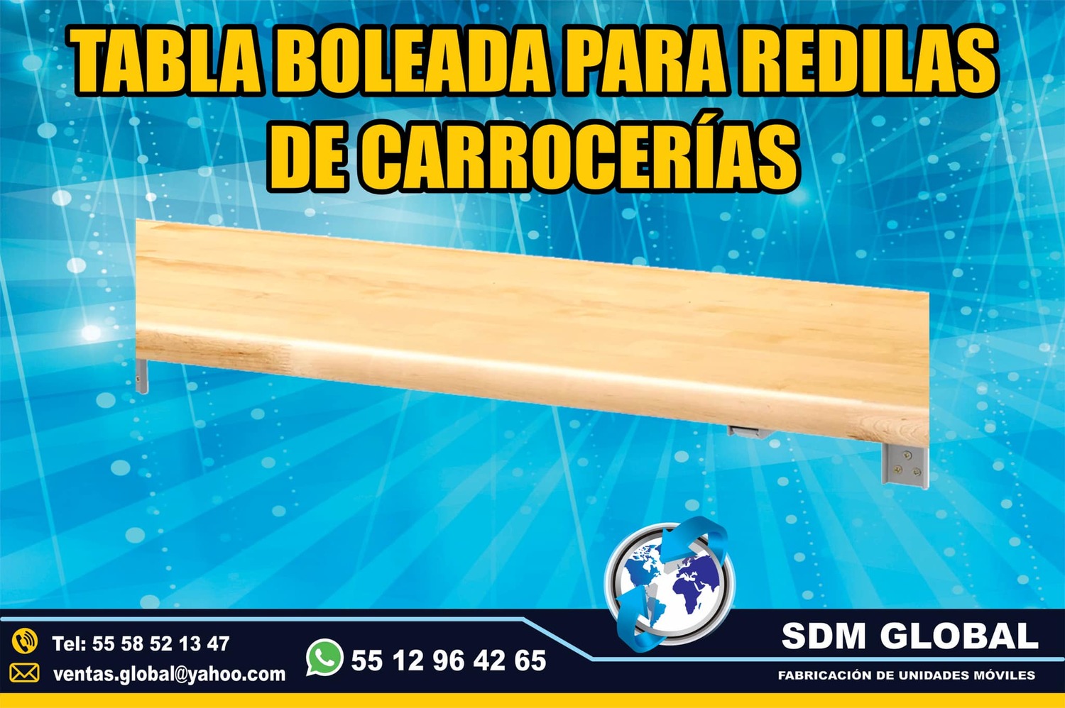 Tablas boleadas para Carrocerias y Platadormas<br>