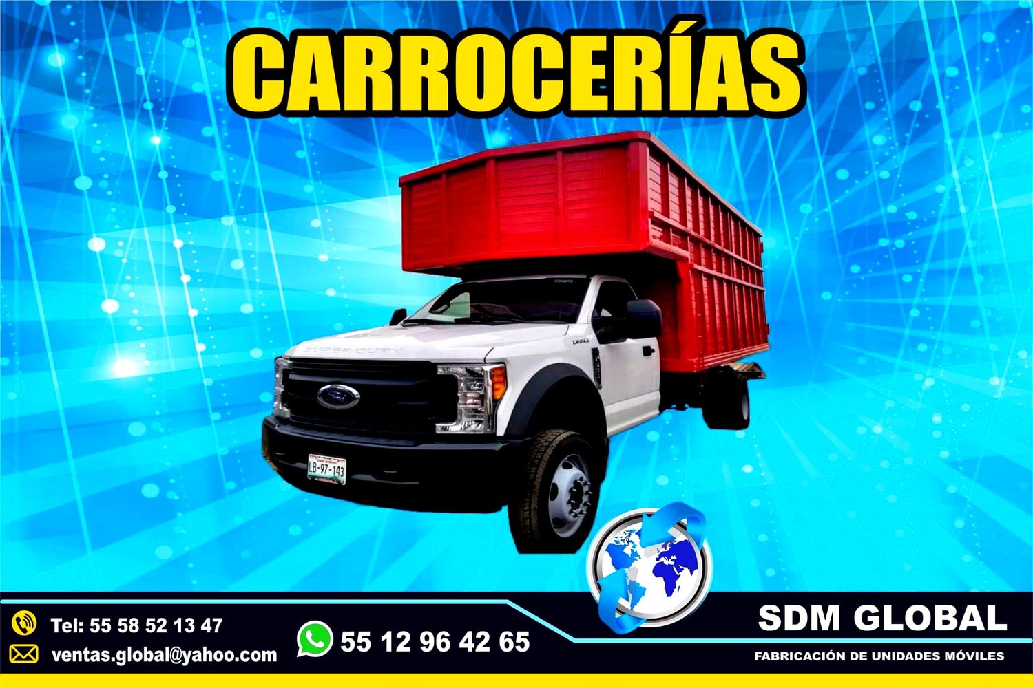 Venta de carrocerias de varias medidas<br>