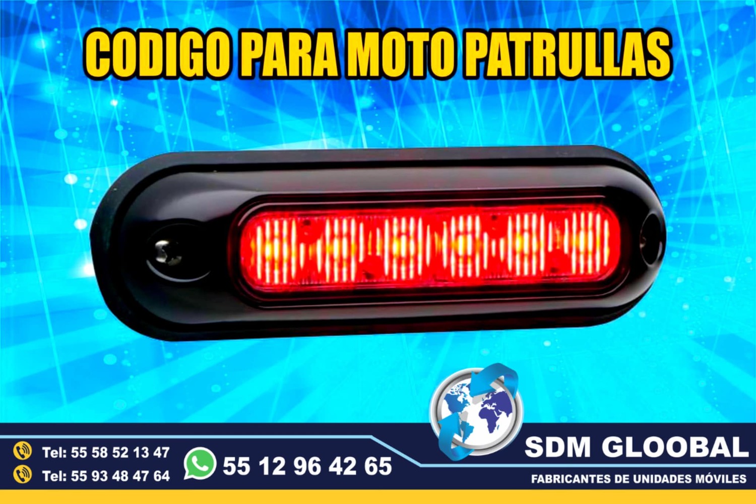 Venta e Instalacion de Luces Perimetrales Auxiliares Emergemcia para Ambulancias de Traslado<br>