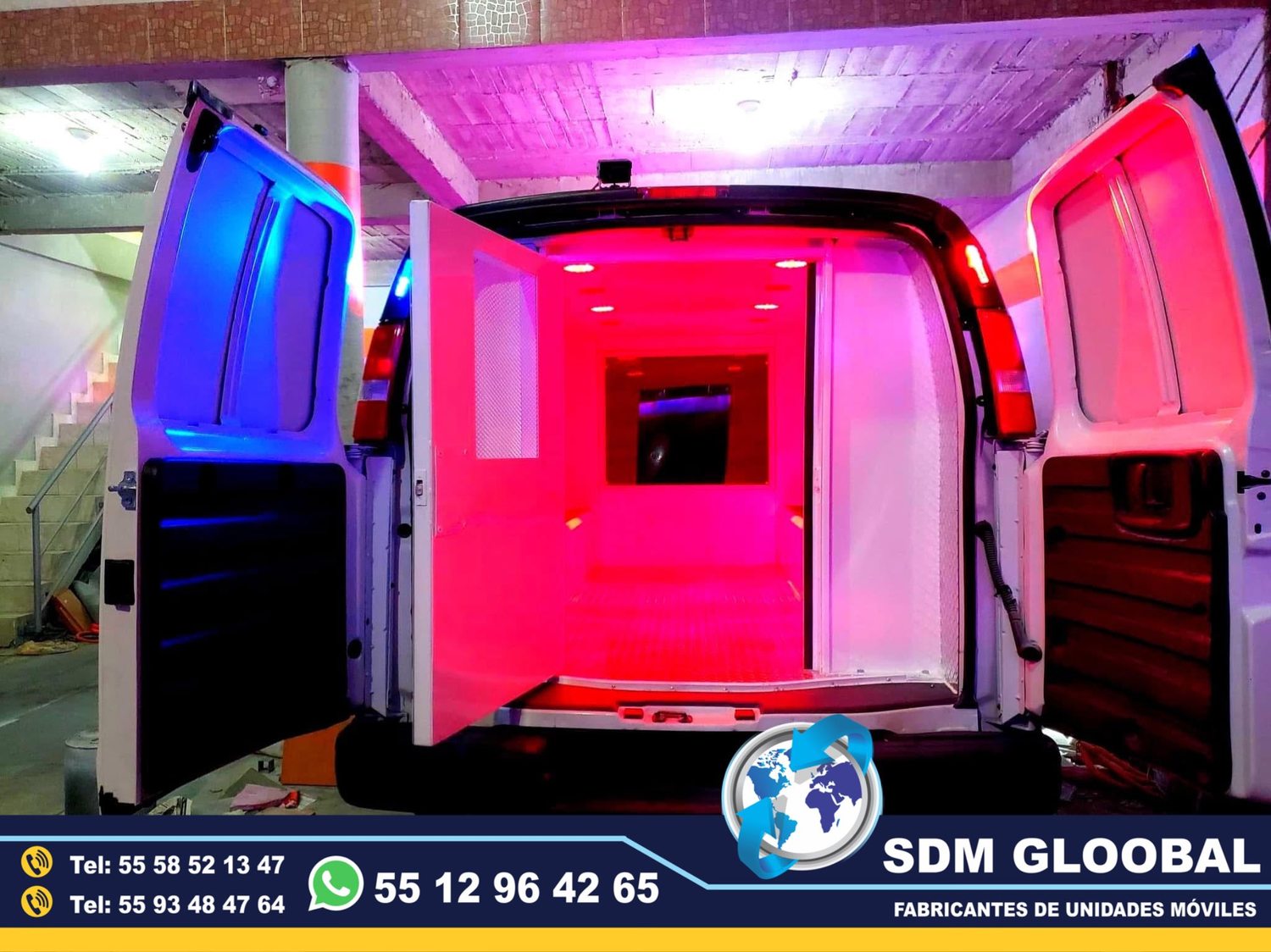 Fabricacion de unidad movil para tralasdo de delincuentes o reos.<br>