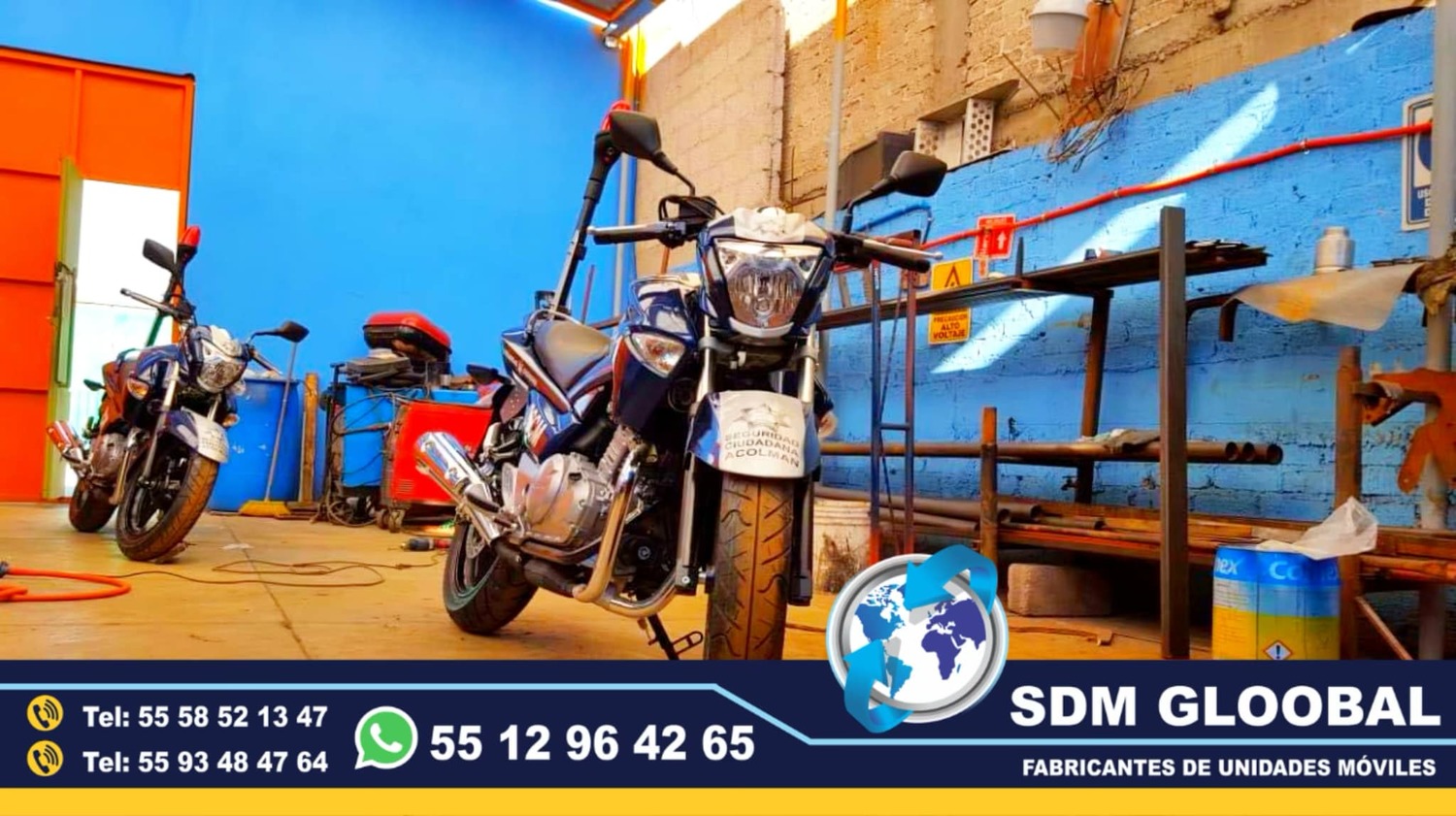 Equipo Venta Fabricacion Conversion y Equipamiento de MotoPatrullas cuatrimotos bicicletas<br>