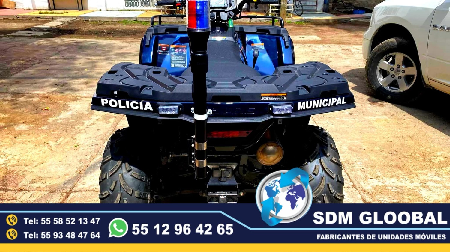 Equipo Venta Fabricacion Conversion y Equipamiento de MotoPatrullas cuatrimotos bicicletas<br>