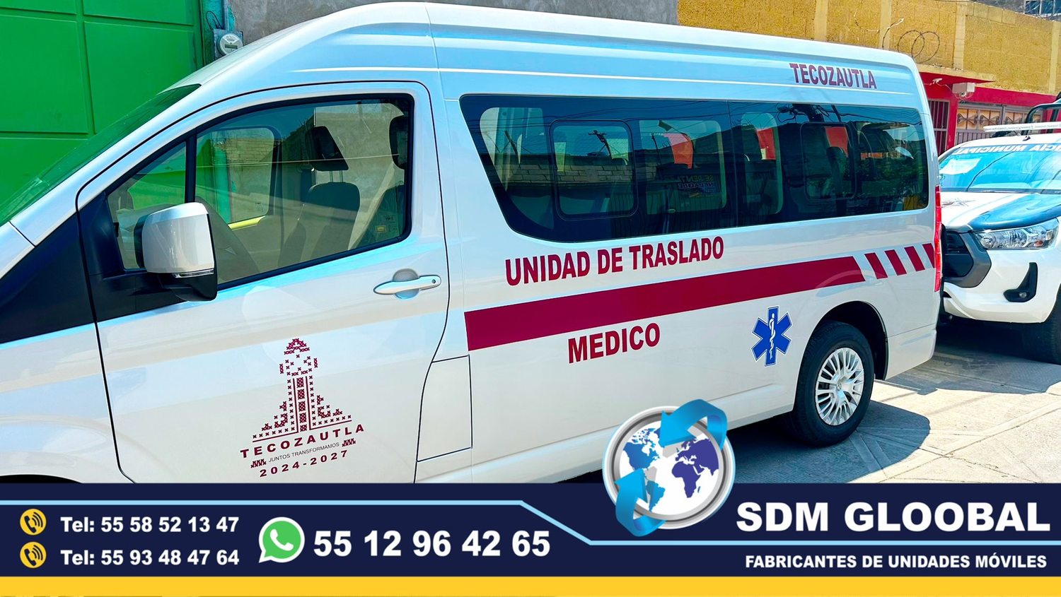 Fabricacion de Unidades Medicas Moviles para traslado de pacientes<br>