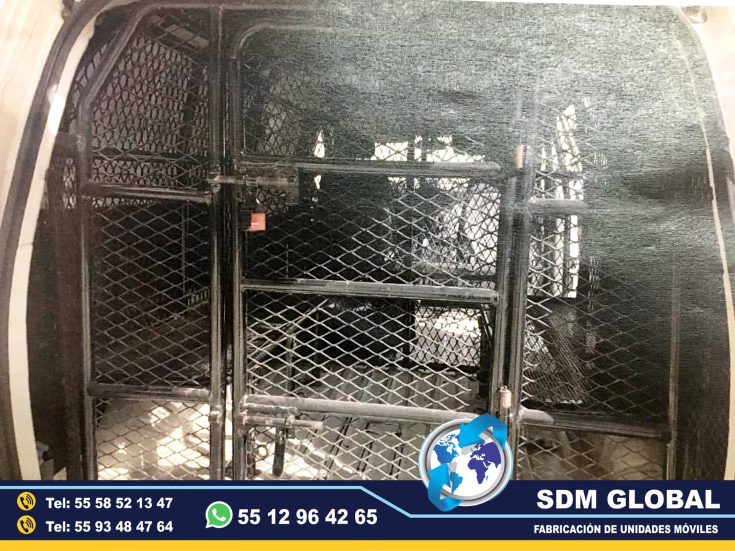 Fabricacion de unidad movil para tralasdo de delincuentes o reos<br>