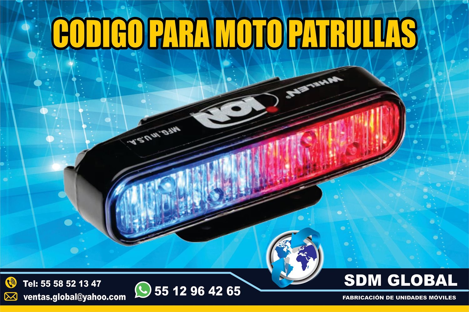 Venta de Luces Perimetrales para Ambulancias de Traslado Tipo I, II  <br>