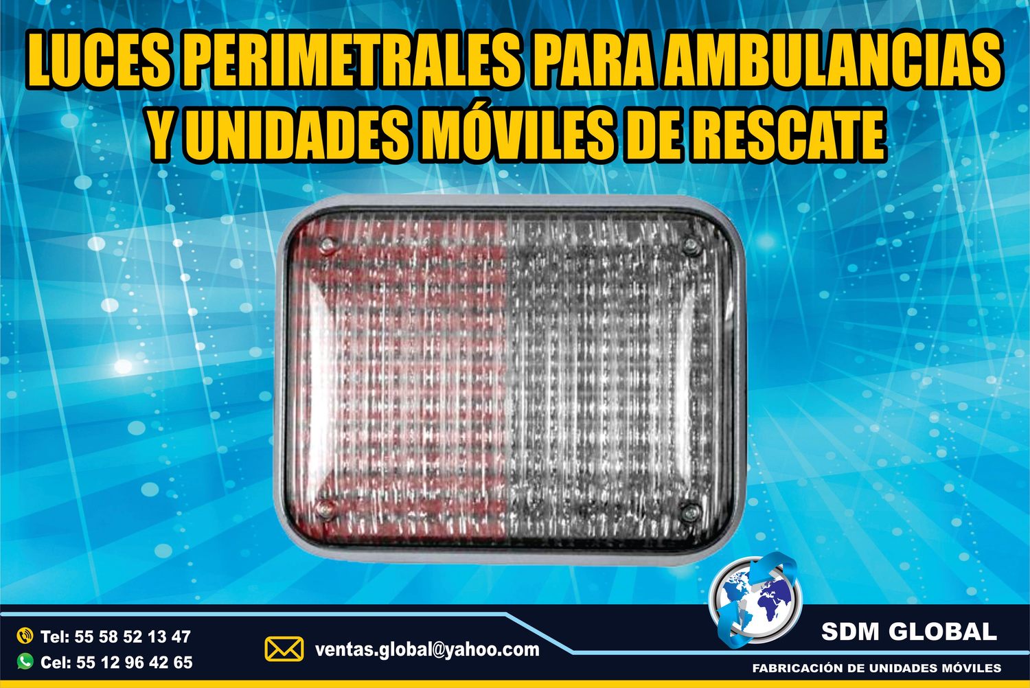 Venta de Luces Perimetrales para Ambulancias de Traslado Tipo I, II<br>