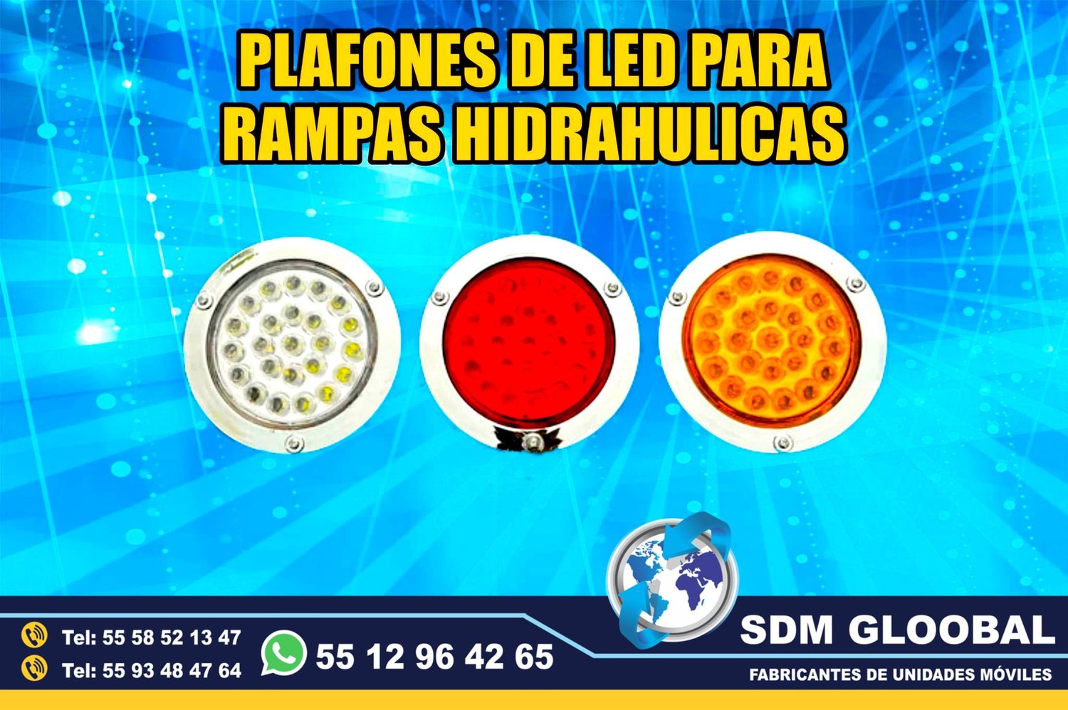 Venta de Plafones de Led para compactadores Rampas Hidraulicas de carga y descarga  <br>