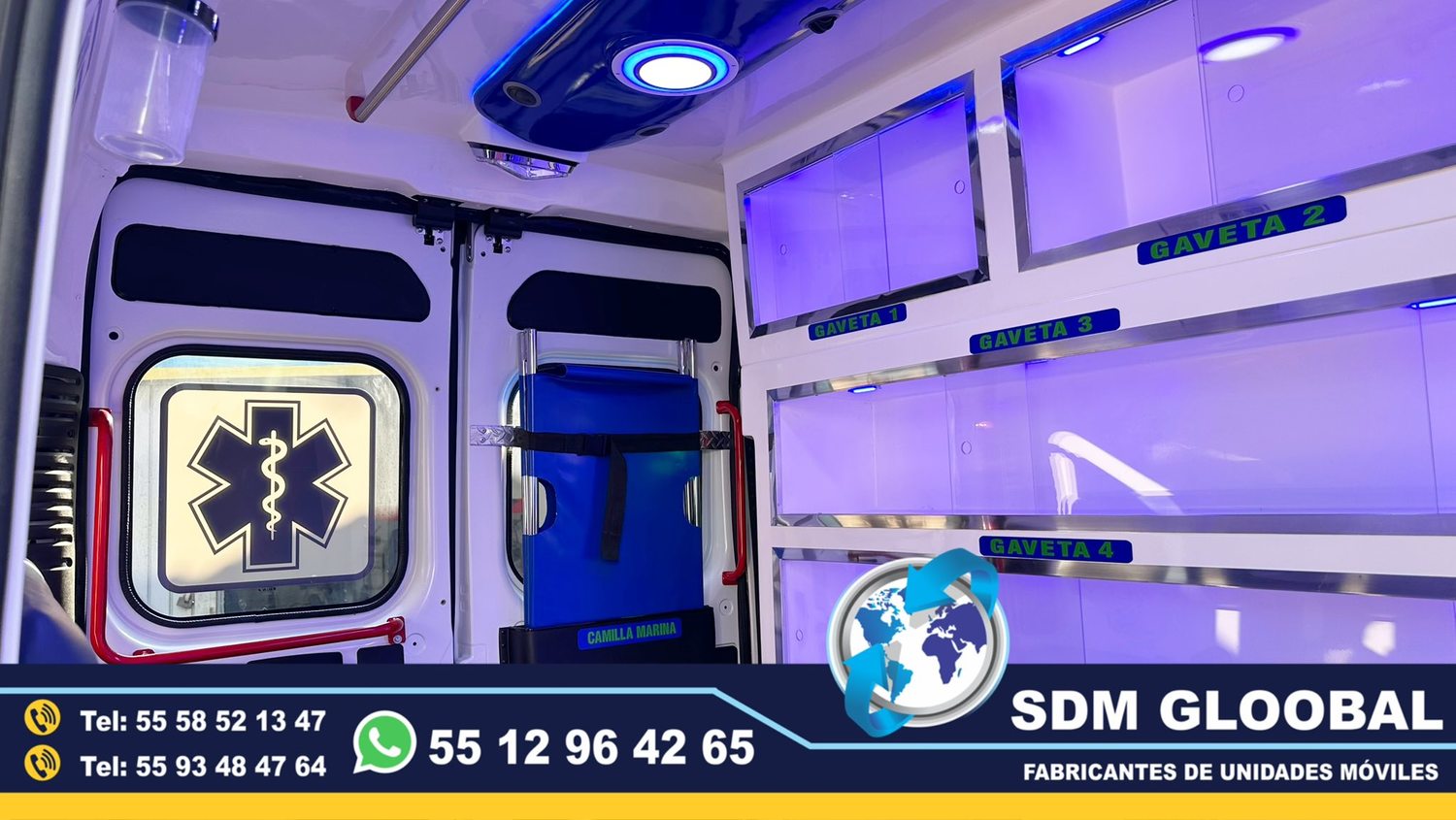 Venta de Ambulancias de Traslado de Tipo 1 y Tipo 2 en Mexico.<br>