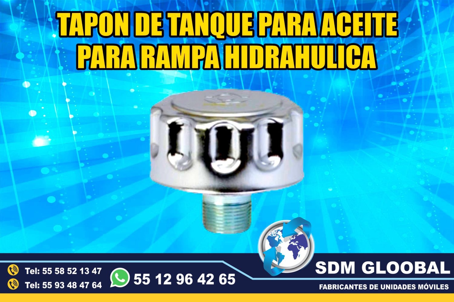 Venta de Tapon de tanque para Rampas Hidraulicas de carga<br>