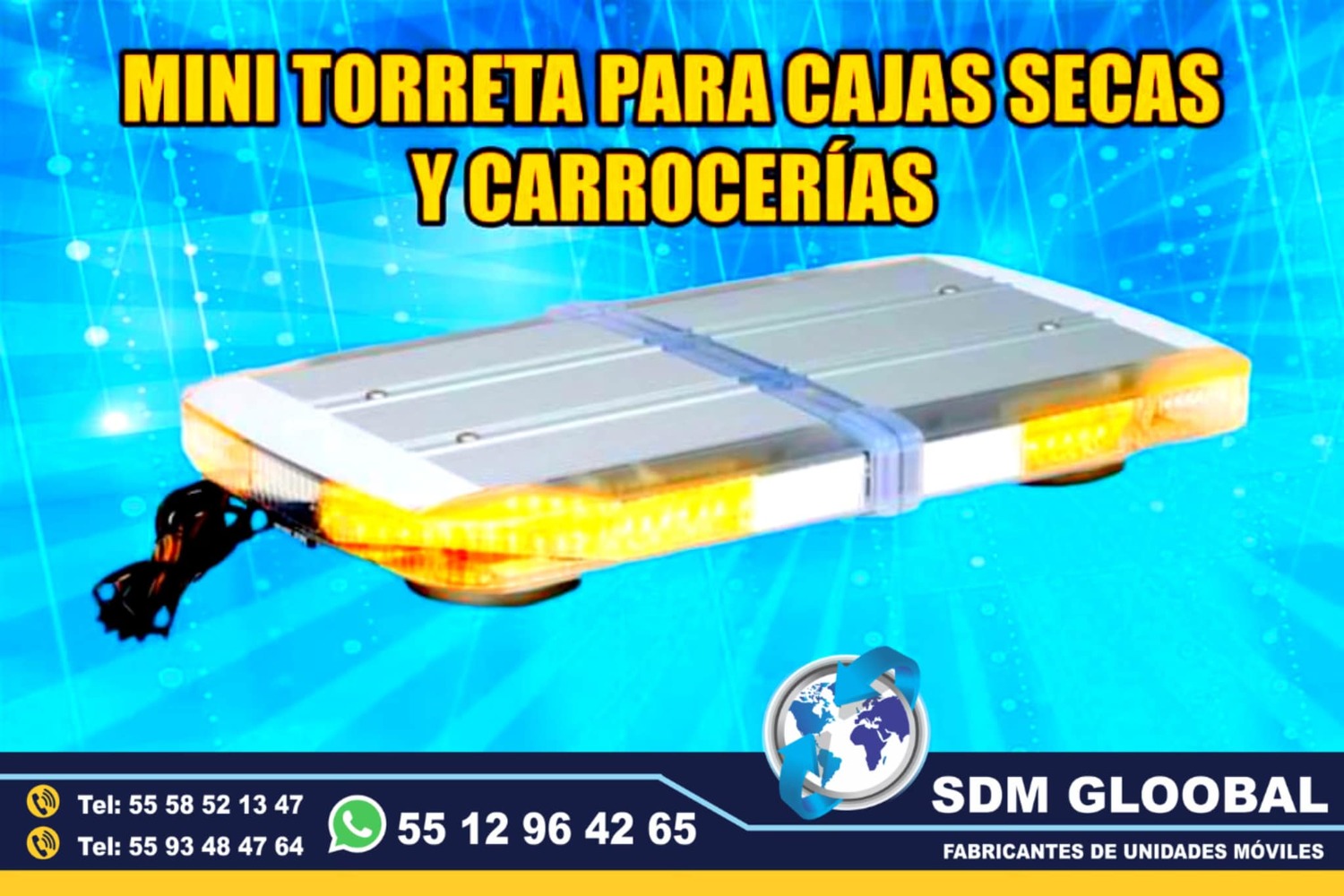 Venta de Torretas, Minitorretas, luces auxiliares color ambar Federal para patrullas equipo visual acustico<br>