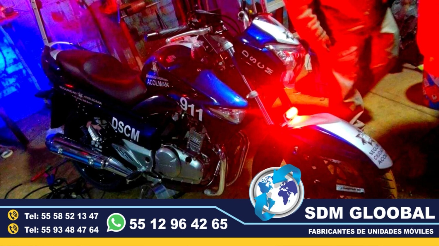 Equipo Venta Fabricacion Conversion y Equipamiento de MotoPatrullas cuatrimotos bicicletas <br>