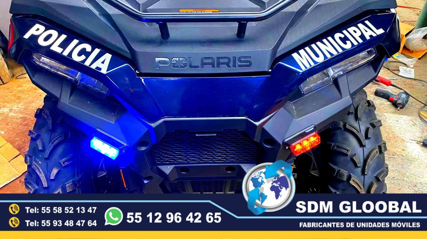 Equipo Venta Fabricacion Conversion y Equipamiento de MotoPatrullas cuatrimotos bicicletas<br>