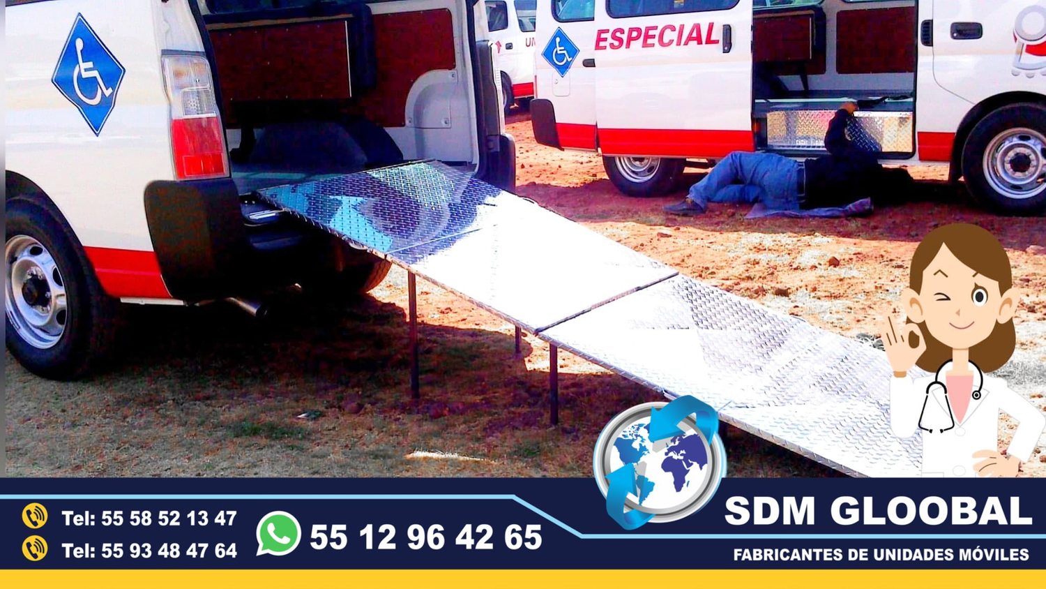 Fabricacion de Unidades Medicas Moviles para traslado de pacientes<br>