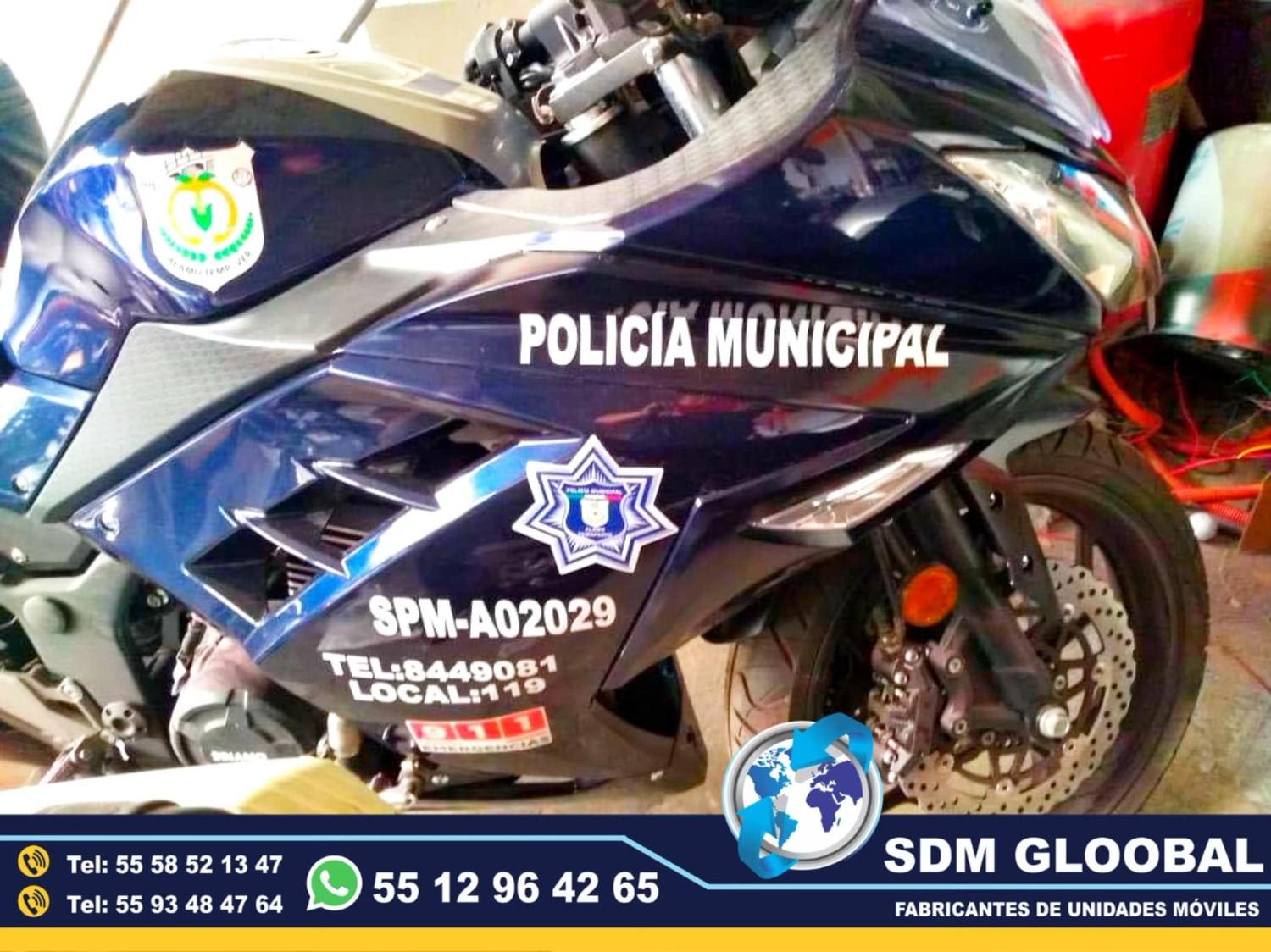 Equipo Venta Fabricacion Conversion y Equipamiento de MotoPatrullas cuatrimotos bicicletas<br>