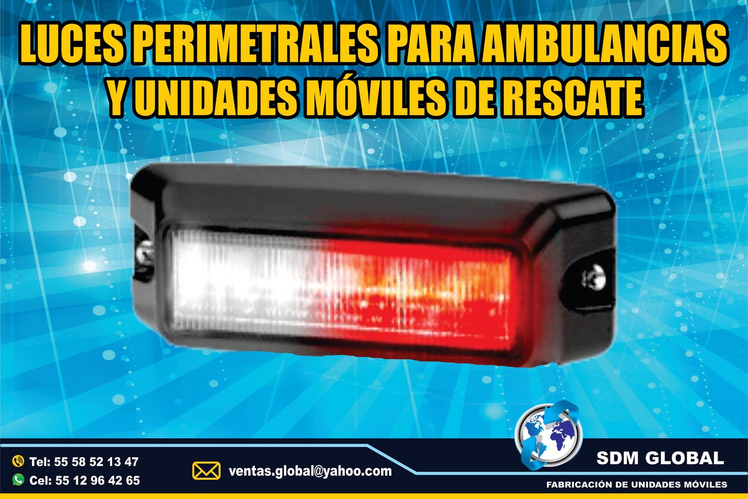 Venta de Luces Perimetrales para Ambulancias de Traslado Tipo I, II<br>