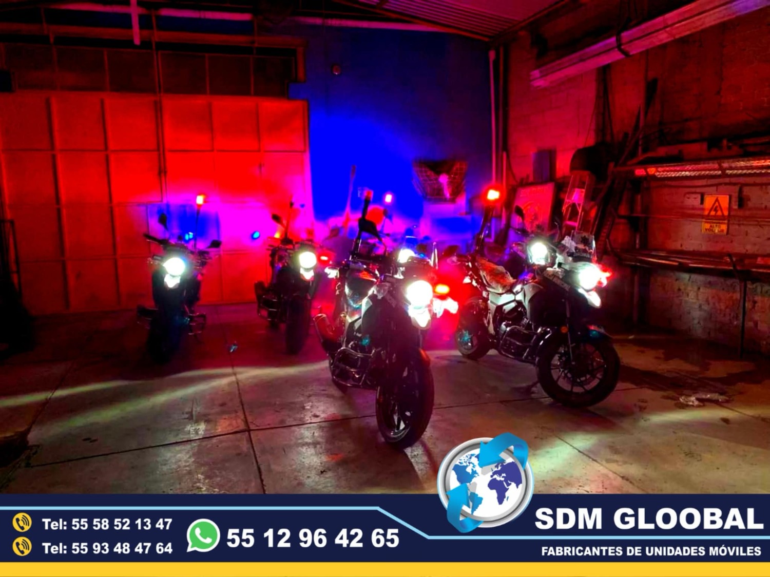 Equipo Venta Fabricacion Conversion y Equipamiento de MotoPatrullas cuatrimotos bicicletas<br>